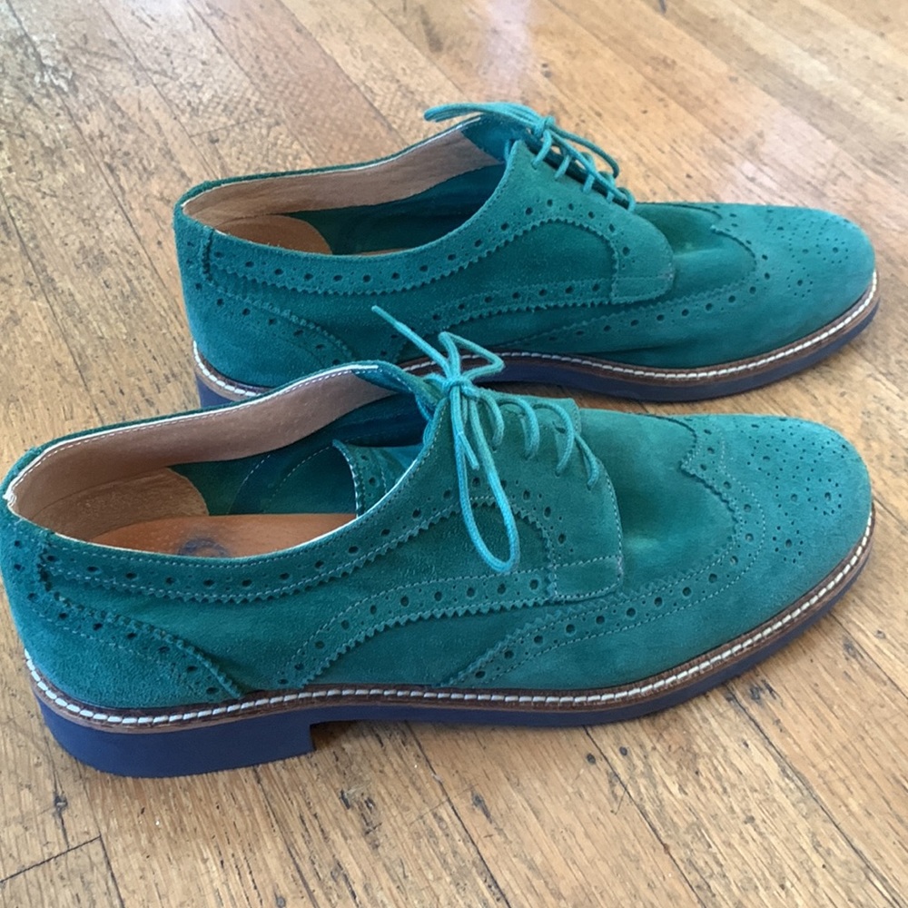 Italian Suede Oxfords - Picture 7 of 11